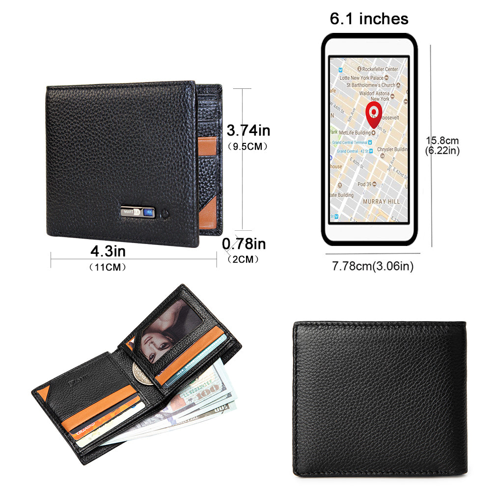 Smart Anti-Lost Men GPS Wallet