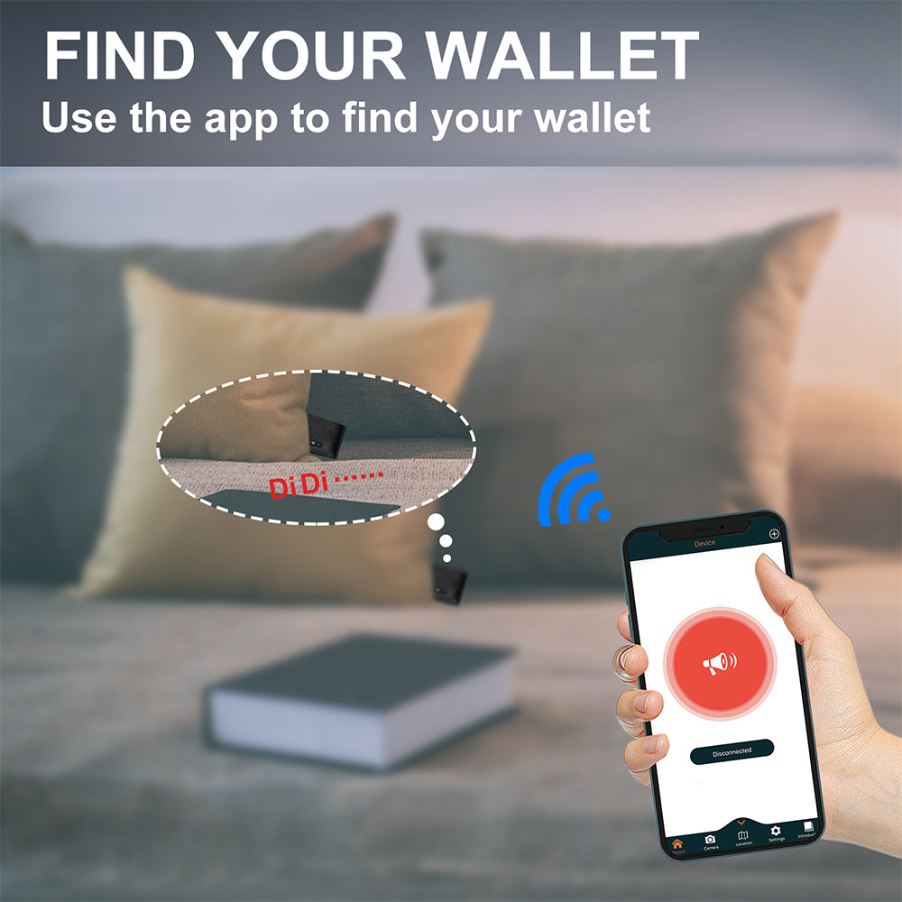 Smart Anti-Lost Men GPS Wallet