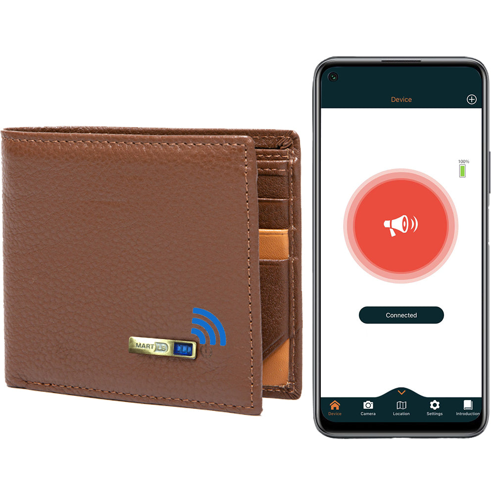 Smart Anti-Lost Men GPS Wallet